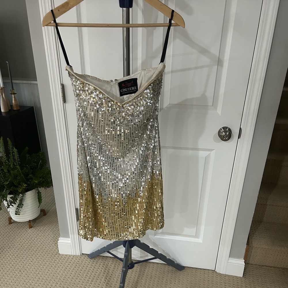 Couture strapless dress - Size 8.